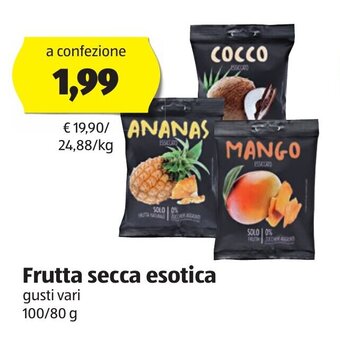 ALDI Frutta secca esotica 100/80 g offerta