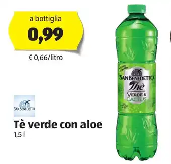 San Benedetto Tè verde con aloe 1,5 l