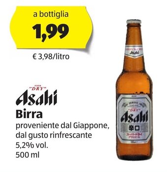 ALDI Asahi Birra 500 ml offerta