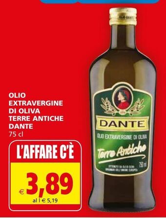 Il Gigante Olio extra vergine di oliva terre antiche dante offerta