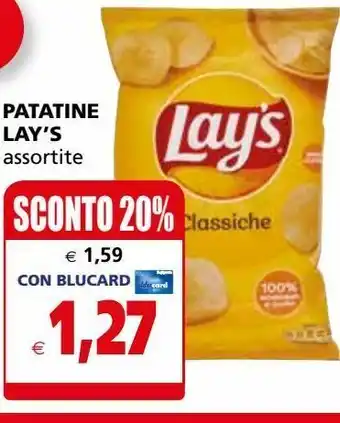 Il Gigante Patatine lay's offerta