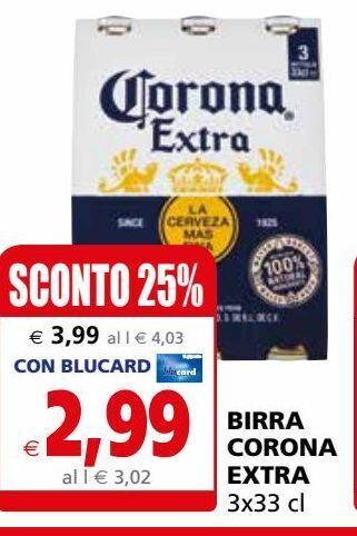 Il Gigante Birra corona extra offerta