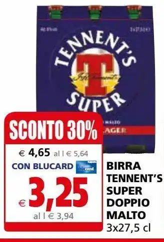 Il Gigante Birra tennent's super doppio malto offerta