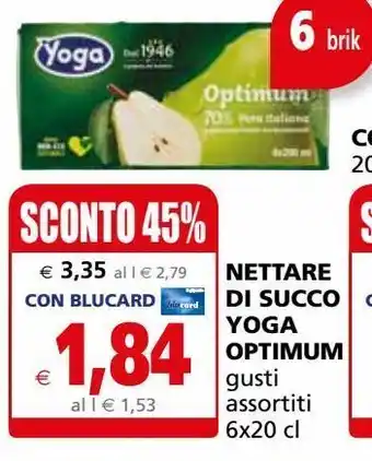 Il Gigante Nettare di succo yoga optimum offerta