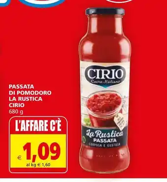 Il Gigante Passata di pomodoro la rustica cirio offerta