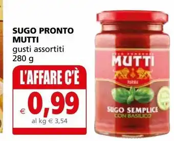 Il Gigante Sugo pronto mutti offerta