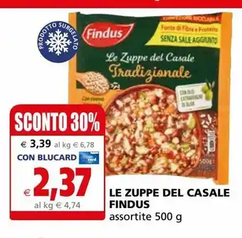 Il Gigante Le zuppe del casale findus offerta