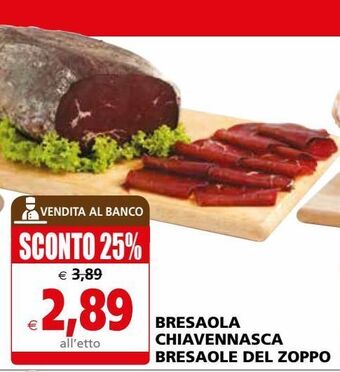 Il Gigante Bresaola chiavennasca bresaole del zoppo offerta