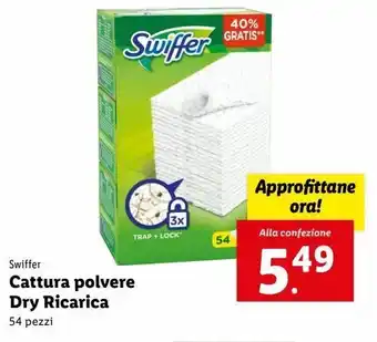 Lidl Cattura polvere dry ricarica offerta