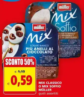 Il Gigante Mix classico o mix soffio muller offerta