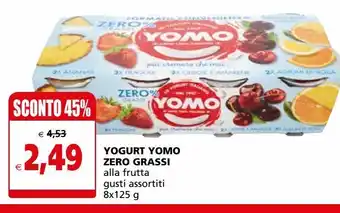 Yogurt yomo zero grassi