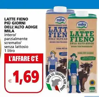 Il Gigante Latte fieno più giorni dell'alto adige mila offerta