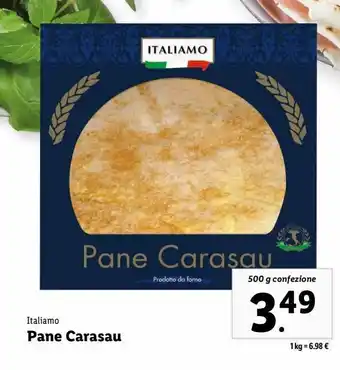 Lidl Pane carasau offerta