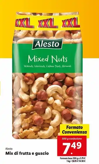 Lidl Mix di frutta e guscio offerta