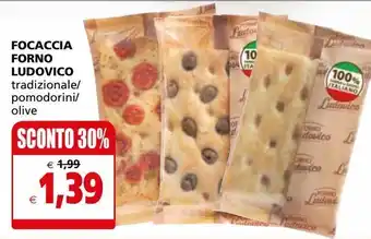 Il Gigante Focaccia forno ludovico offerta