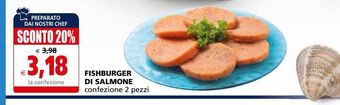 Il Gigante Fishburger di salmone offerta