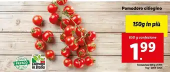 Lidl Pomodoro ciliegino offerta