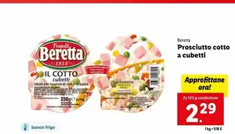 Lidl Prosciutto cotto a cubetti offerta