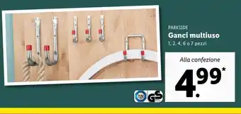 Lidl Ganci multiuso offerta