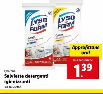Salviettine detergenti igienizzanti