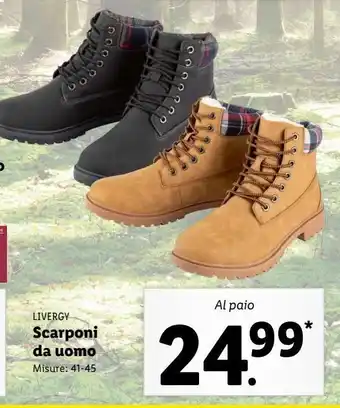 Lidl Scarponi da uomo offerta