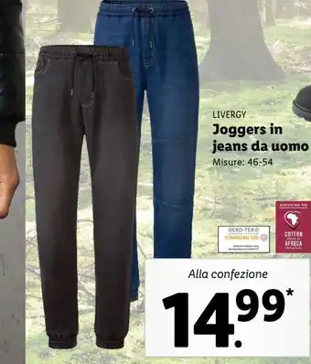 Lidl Joggers in jeans da uomo offerta