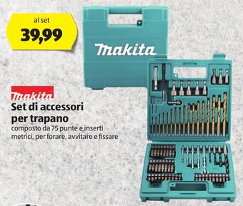 ALDI Makita Set di accessori per trapano offerta
