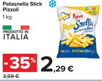 Carrefour Pizzoli Patasnella Stick 1 kg offerta