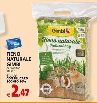Il Gigante Fieno naturale gimbi offerta