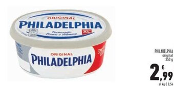 Conad Philadelphia Original 350 g offerta