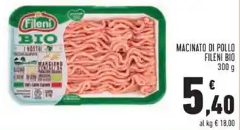 Conad Fileni Bio Macinato di Pollo 300 g offerta