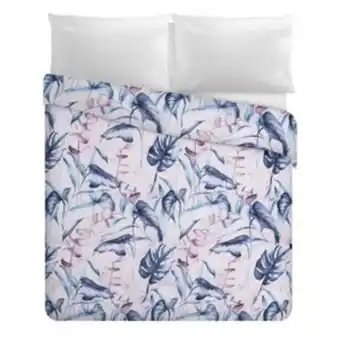 Kasanova Trapunta matrimoniale design foglie blu offerta