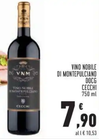 Conad Cecchi Vino Nobile di Montepulciano DOCG 750 ml offerta