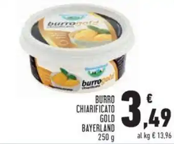 Conad Bayerland Burro Chiarificato Gold 250 g offerta