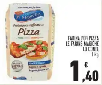 Conad Lo Conte Le Farine Magiche Farina per Pizza 1 kg offerta