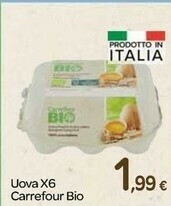 Carrefour Carrefour - 6 Uova Fresche Cat A offerta