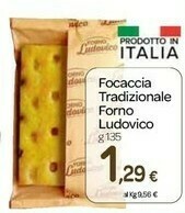 Carrefour Forno Ludovico Focaccia Tradicionale offerta