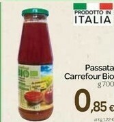 Carrefour Carrefour - Passata Classica Pomodoro Coltivato In Italia 700 G(ml) offerta