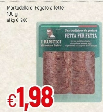 Famila Mortadella Di Fegato A Fette 100g offerta