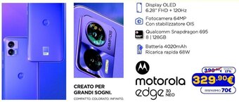 Euronics Motorola Edge 30 Neo offerta