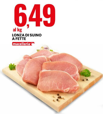 Lonza di Suino a Fette