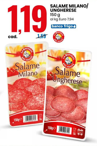 Salame Milano/Ungherese 150 g