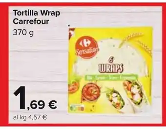 Carrefour Tortilla Wrap Carrefour 370 g offerta