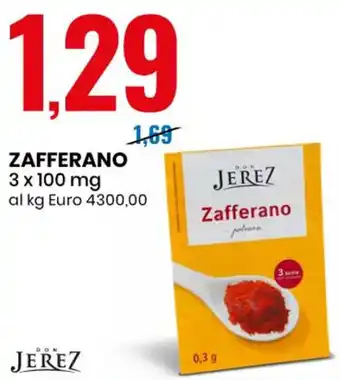 Eurospin Don Jerez Zafferano 3x100 mg offerta