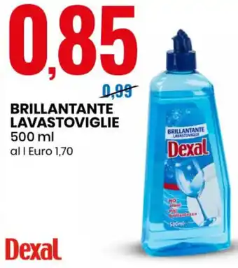 Eurospin Dexal Brillantante Lavastoviglie 500 ml offerta