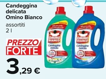 Carrefour Omino Bianco Candeggina delicata assortiti 2 l offerta