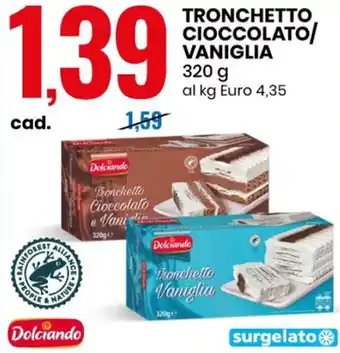 Dolciando Tronchetto Cioccolato/Vaniglia 320 g