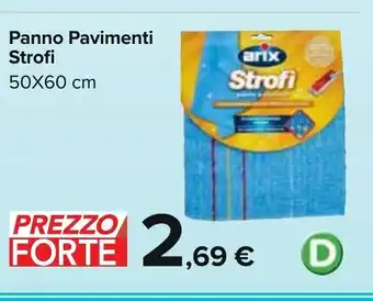 Carrefour Strofi Panno Pavimenti 50 x 60 cm offerta