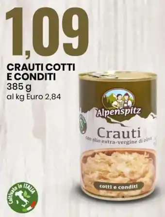 Alpenspitz Crauti Cotti e Conditi 385 g