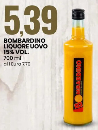 Bombardino Liquore Uovo 15% Vol. 700 ml